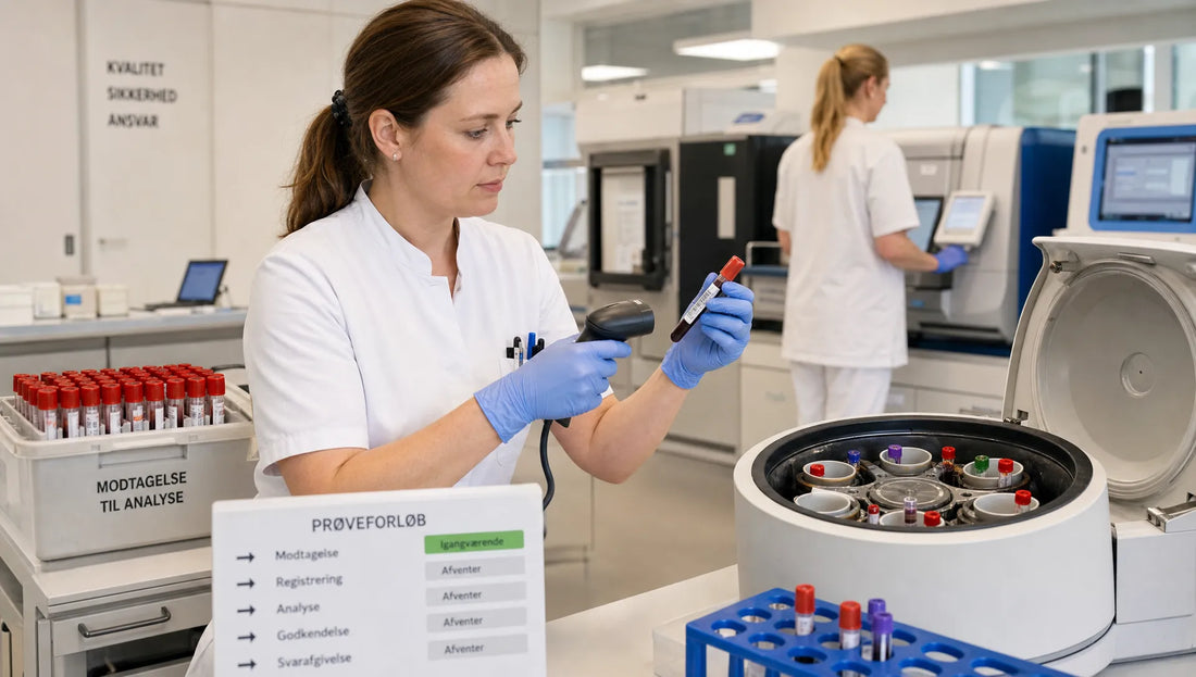 Hvad sker der med din prøve på et blodlaboratorium?